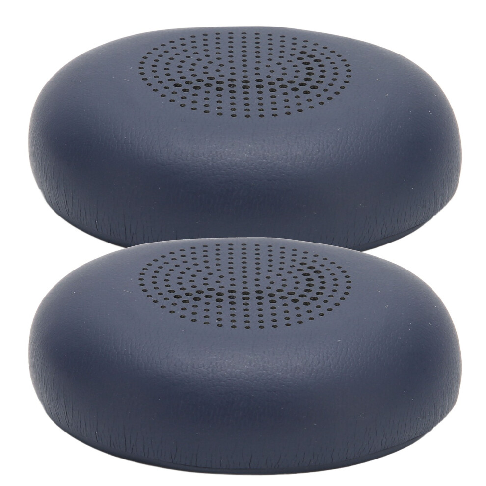 Headphone Earpads Professional Protein Leather Replacement Ear Pad Cushions For Jabra Elite 45H Headphones Dark/Blue 8471321228329