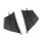 1 Paar glänzende Kohlefaser-Winglets universell 4