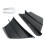 1 Paar glänzende Kohlefaser-Winglets universell 2