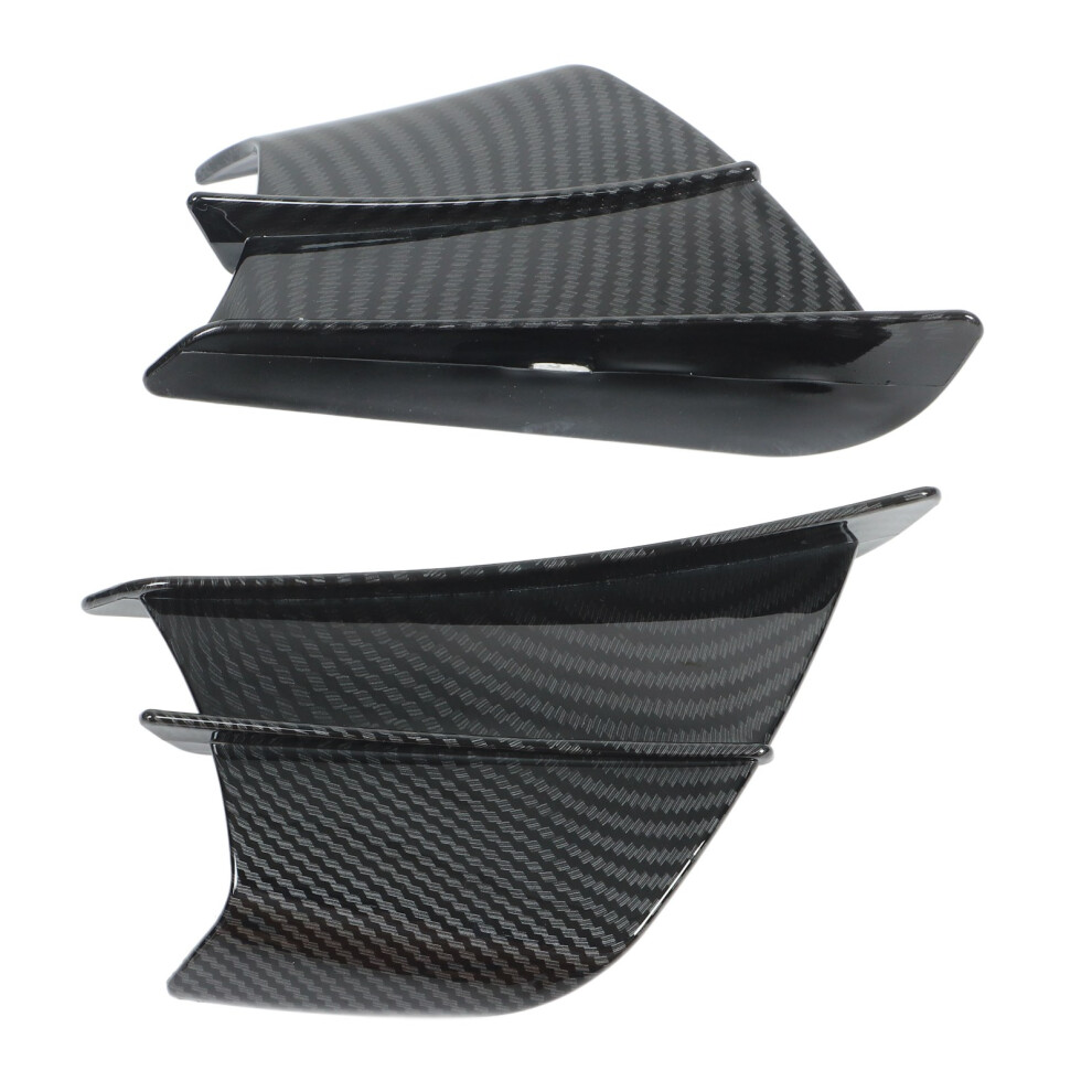 1 Pair Motorcycle Aerodynamic Wing Carbon Fibre Style Side Fairings Winglets Universal Fit 8461321228139