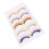 5 pares de pestañas largas y rizadas con gradiente 6D multicolor 9