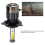 30 W 12 V H4 LED-Scheinwerferlampe 6000 K 4000 lm 9
