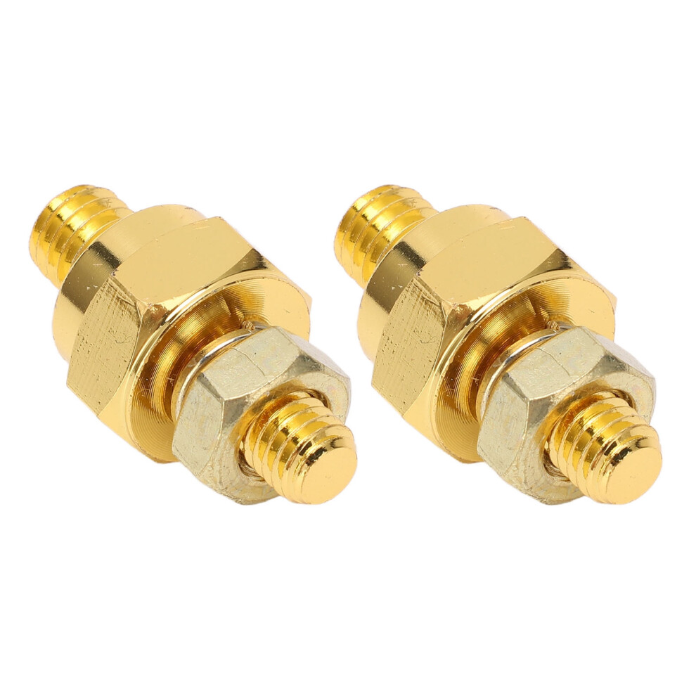 2 Pcs Battery Terminal Adapters Brass Battery Terminal Adapters Side Post Charging System Bolt 8131321225840