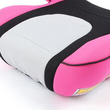 Child Safety Seat Heightening Cushion Comfortable Breathable Car Interior Replacement for 3‑12 Years Old Pink