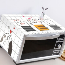 Paño cubre microondas con diseño nórdico de huella de gato 35x100cm