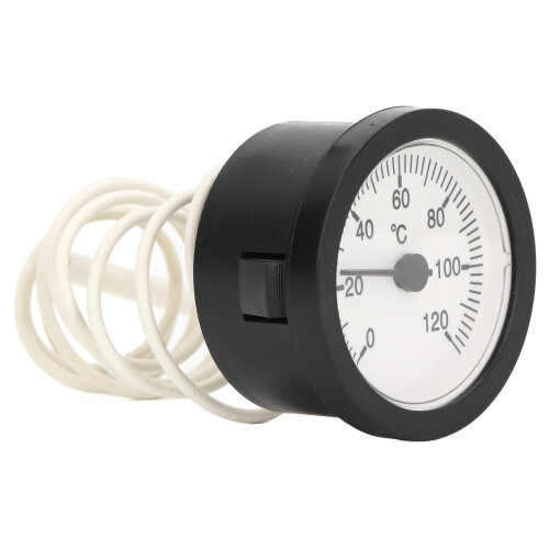 TS W53 Bimetall-Thermometeranzeige ABS rund klein