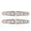 3-Loch 316SS Schwerlast-Scharnierband 152x30mm 16