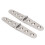 3-Loch 316SS Schwerlast-Scharnierband 152x30mm 1