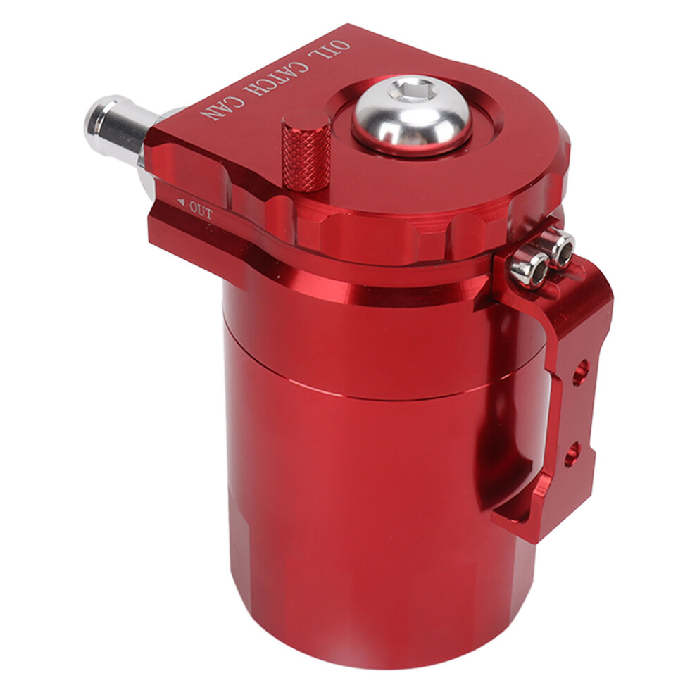 400ml Oil Catch Can Kit with Breather Filter Aluminium Alloy Replacement for Chevy Silverado 1500 5.3L 6.2L 2019‑2022 Red-image-OPC-PHVM8QR-NEW