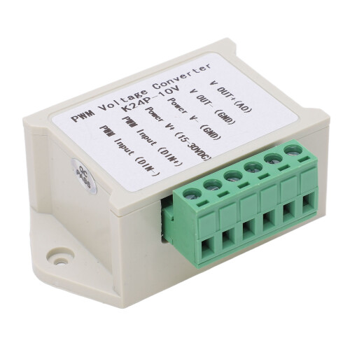 Convertidor de PWM del 0% al 100% a 0‑10V, módulo de señal digital con carcasa 1