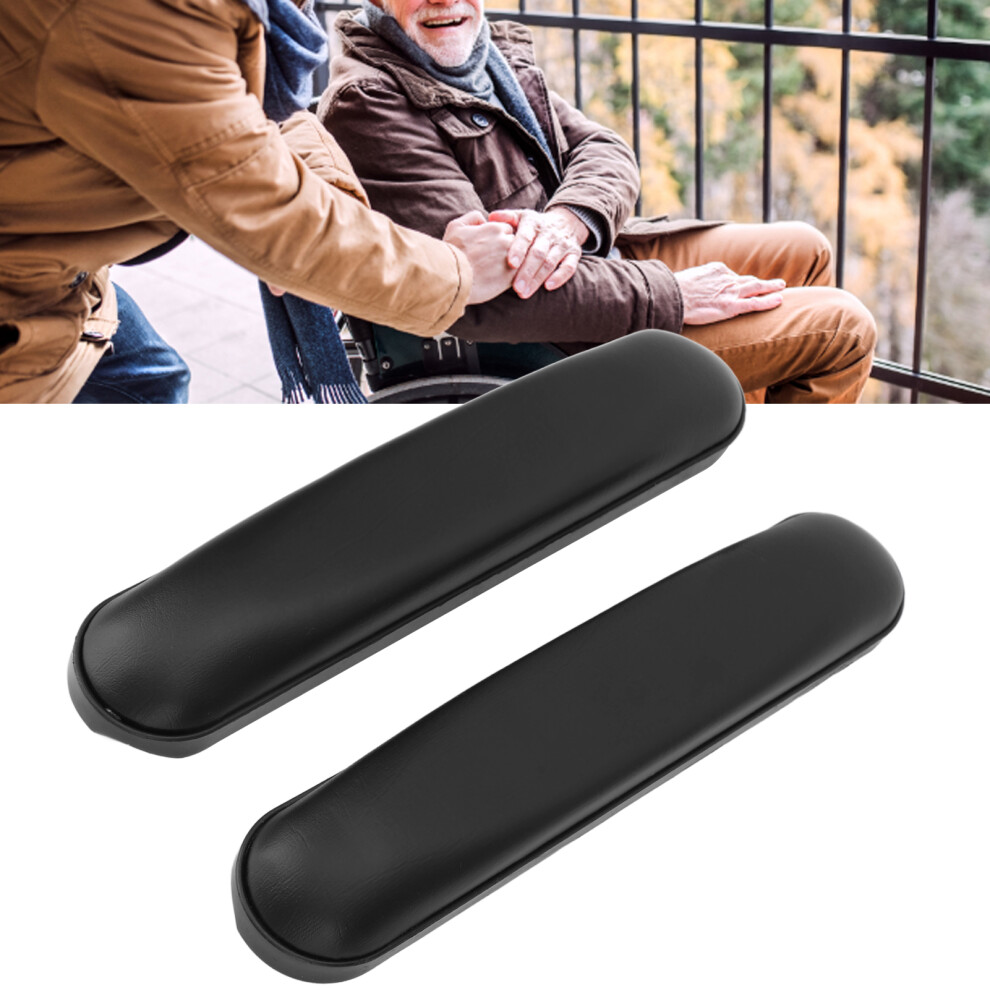 1 Pair Wheelchair Arm Pad Universal Waterproof Scratch Resistant Wheelchair Armrest Replacement for Home Office