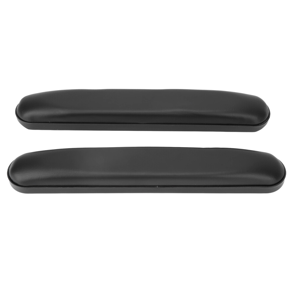 1 Pair Wheelchair Armrest Wear Resistant Waterproof Arm Pads with Screws for Wheelchairs