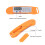 TS 89 Termómetro plegable naranja -50 C a 300 C 8