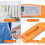 TS 89 Termómetro plegable naranja -50 C a 300 C 3