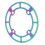 Protector de cadena de aluminio 104BCD 32T-36T multicolor 13