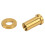 Tuerca de pinza de freno M6 x 15mm 0.59in Oro Titanio 5