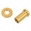Tuerca de pinza de freno M6 x 15mm 0.59in Oro Titanio 10
