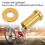 Tuerca de pinza de freno M6 x 15mm 0.59in Oro Titanio 4