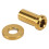 Tuerca de pinza de freno M6 x 15mm 0.59in Oro Titanio 16