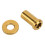 Tuerca de pinza de freno M6 x 15mm 0.59in Oro Titanio 1