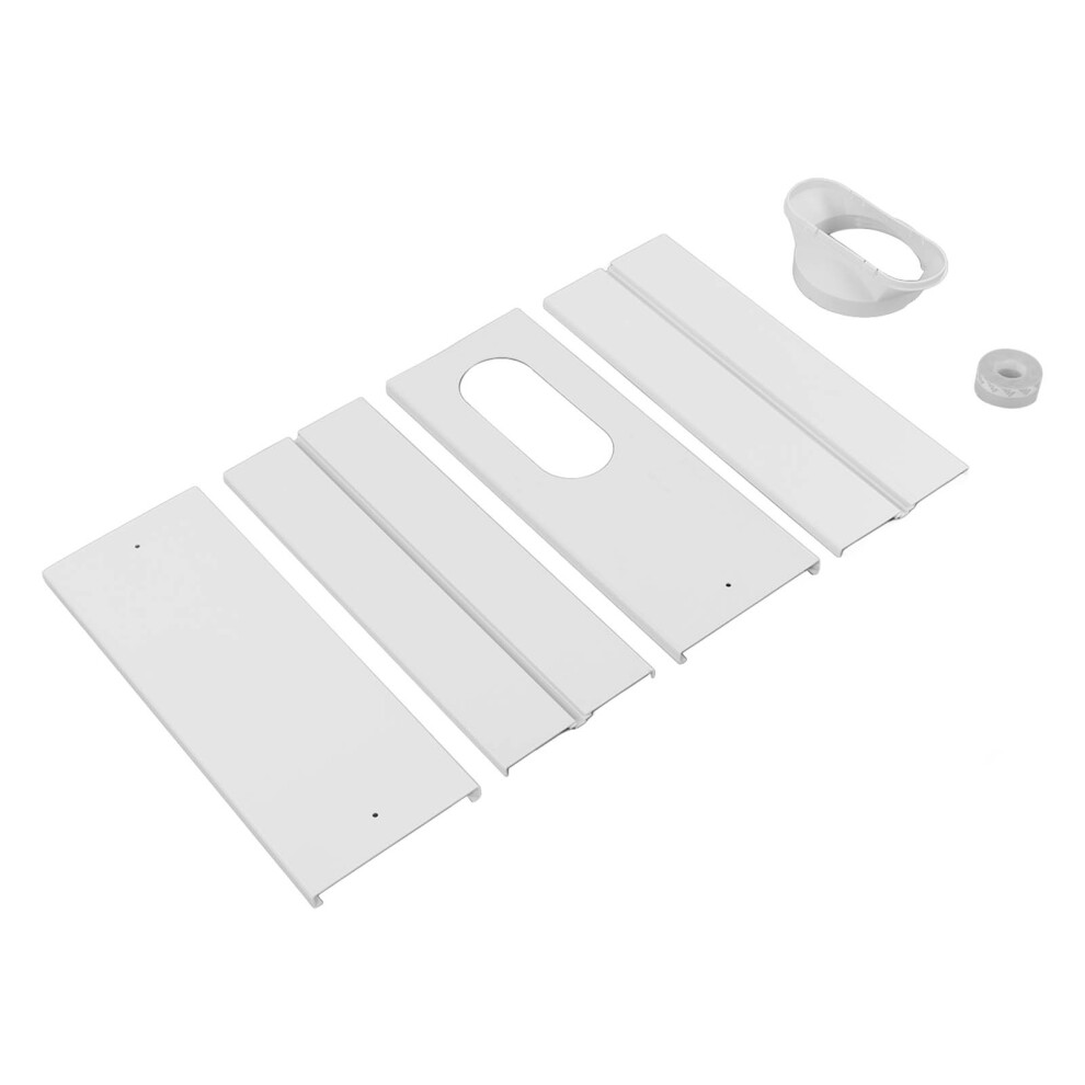 Air Conditioner Window Vent Kit Adjustable AC Sealing Plate Retractable Baffle for 5.1in Hose-image-OPC-PHVM8SX-NEW