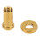 Tuerca de pinza de freno M6 x 15mm 0.59in Oro Titanio 6