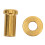 Tuerca de pinza de freno M6 x 15mm 0.59in Oro Titanio 14