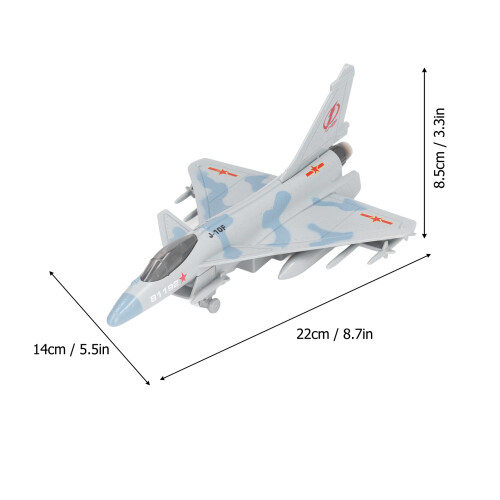 1:50 Fighter-Modell 22x14x8,5 cm 30 mAh Blau-Grau 2