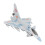1:50 Fighter-Modell 22x14x8,5 cm 30 mAh Blau-Grau 10