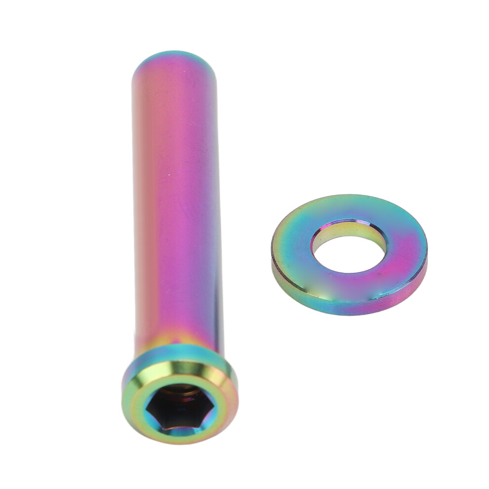 Bike C Clamp Fixed Nuts Titanium Alloy Road Bike C Brake Pivot Nuts With Washer For Mountain Road Bike 40Mm Colorful 5081321236373