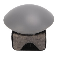 Afrikanische Trommel Fingershaker Sand Rassel Handglocke Percussion Grau