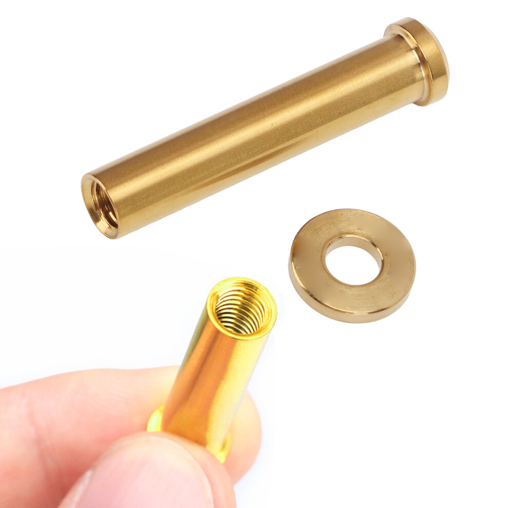 Bike C Clamp Fixed Nuts Titanium Alloy Road Bike C Brake Pivot Nuts With Washer For Mountain Road Bike 40Mm Gold 9431321236495