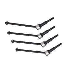 4-tlg. Vorder-/Hintere CVD-Wellen-Set, 1/10, Stahl, Schwarz