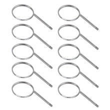 Espejo dental de acero inoxidable Tipo 4 2.2cm 10 piezas