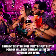 Shiny Glitter Spray 60ml, Haar- & Körper-Glitzerhaarspray, 3,5*11,9cm