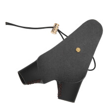 Bogensport-Handschutz aus PU-Leder, verstellbar, schwarz