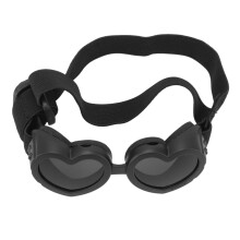 Gafas para perros en forma de corazón, ojo ajustable, lente de 4 cm