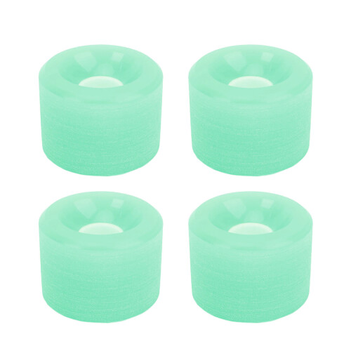 Ruedas verdes para longboard cruiser de PU 70x51 mm 1