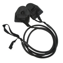 Entrenador de fuerza de brazos para natación Negro 435g 4x12mm