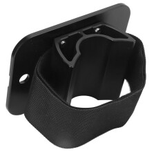 Soporte de rueda trasera para techo de coche 35x75x108mm negro