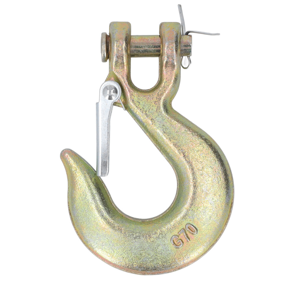 2Pcs 3/8In Clevis Slip Hook G70 Forged Alloy Steel Grab Hook For Lifting Hoisting Equipment 8421321241071
