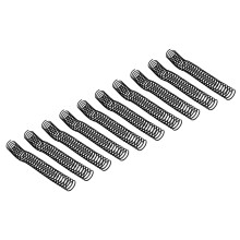 10 Stück 31-mm-Spiralbindedraht Kapazität 30H Silber