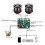 2PCS VU Meter Panel Warm Back Light Recording Audio Level Amplifier Driver Board with Cable 6