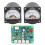 2PCS VU Meter Panel Warm Back Light Recording Audio Level Amplifier Driver Board with Cable 14
