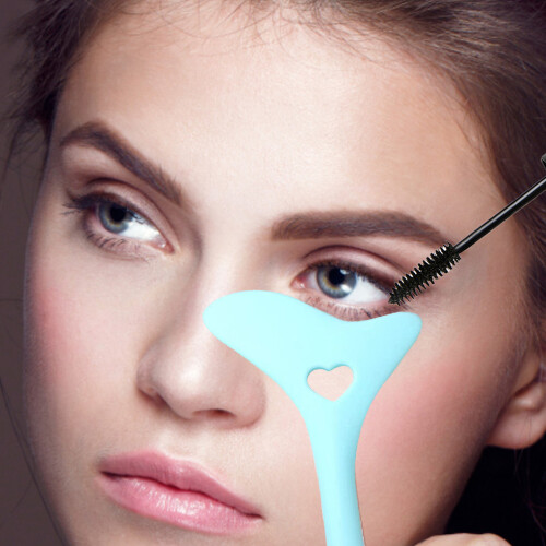 Modell: Silikon-Eyeliner-Hilfe wiederverwendbare Schablone Pink