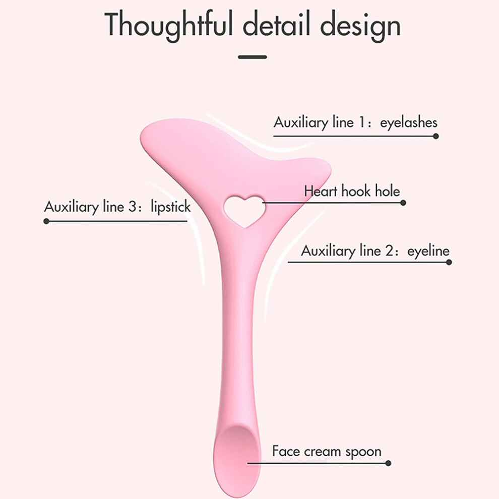 Silicone Eyeliner Aid Eyeliner Stencils Wing Tips Reusable Silicone Eyeliner Tool Mascara Drawing Aid Makeup Tool Eyeliner Applicator Tool