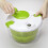 Salad Spinner Hand Cranking Multifunctional Vegetable Spinner Lettuce Greens Dryer Kitchen Tool 9