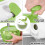Salad Spinner Hand Cranking Multifunctional Vegetable Spinner Lettuce Greens Dryer Kitchen Tool 10