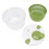 Salad Spinner Hand Cranking Multifunctional Vegetable Spinner Lettuce Greens Dryer Kitchen Tool 16