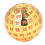 100-seitiger polyedrischer Metallwürfel, 5,0 cm, Gold 9